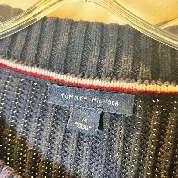 Vintage Tommy Hilfiger 100% cotton sweater size M - Picture 2 of 5